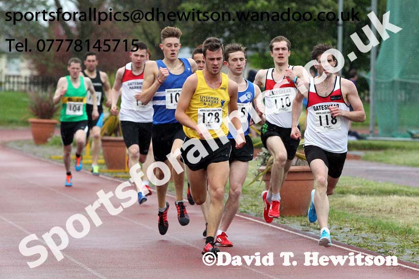 Jimmy Hedley 800 metres, North Eastern Grand Prix, Monkton Stadium, Jarrow. Photo: David T. Hewitson/Sports for All Pics